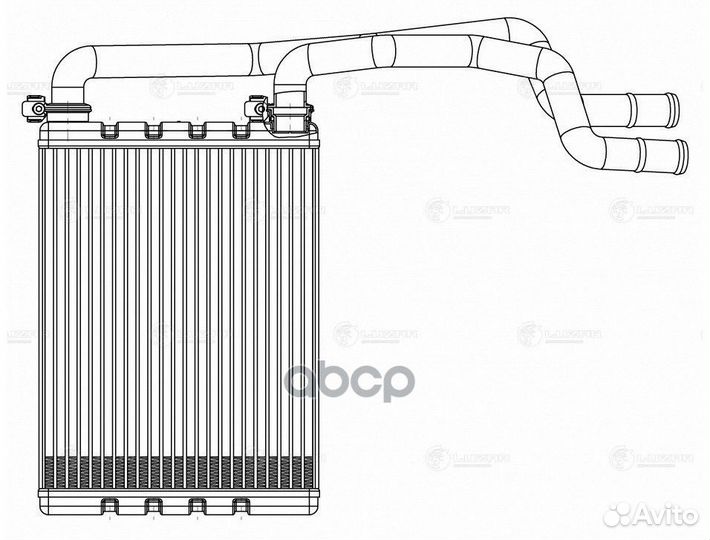 Радиатор отопителя Nissan Juke (F15) (10) (LRh