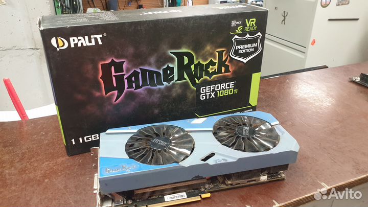 Видеокарта Palit GTX 1080ti GameRock на 11Gb