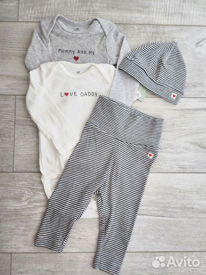 Боди комплект H&M 68