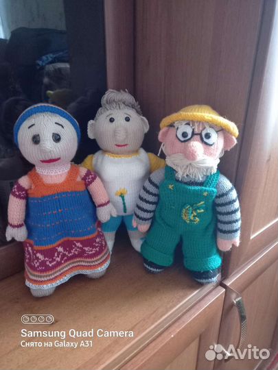 Вязаные игрушки новые