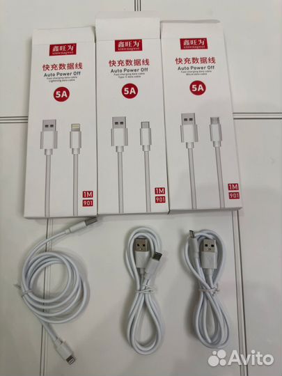 Шнуры зарядки Type-C microUSB iPhone