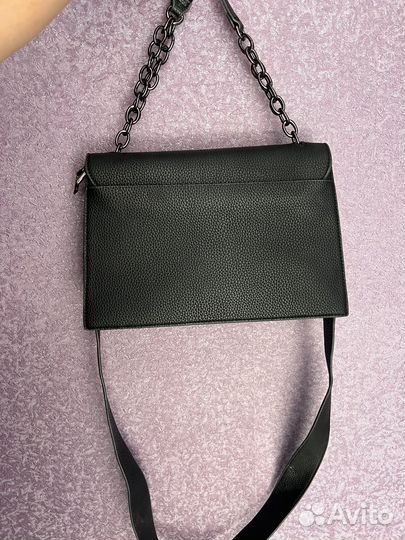 Сумка женская натуральная кожа черная