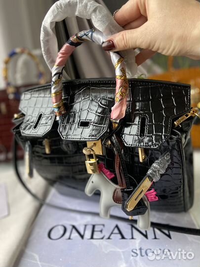 Сумка Hermes birkin лакированная натуральная кожа