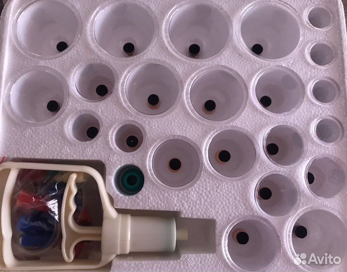 Набор вакуумных банок для массажа с насосом