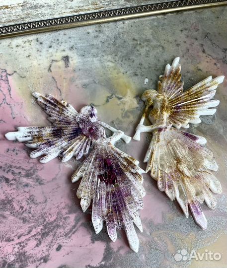 Елочные украшения из смолы