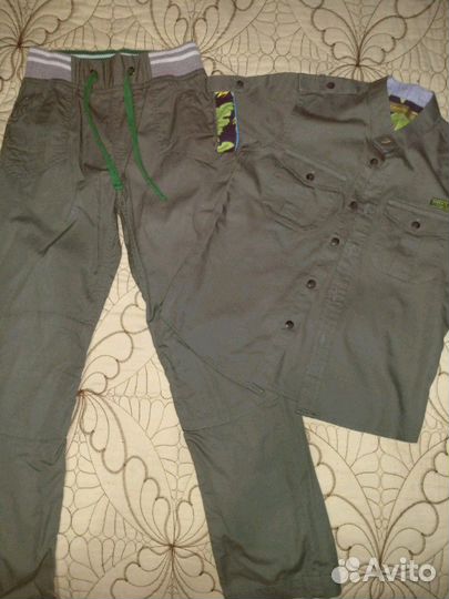 Шорты, костюм, толстовки р.128