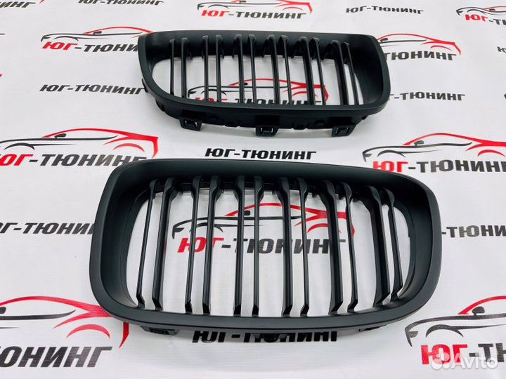 Ноздри BMW 1 серии f 20 2011-2015 м1 черный мат