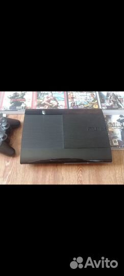 Sony PS3 super slim, диски продаются отдельно