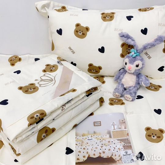 Детское постельное белье с одеялом