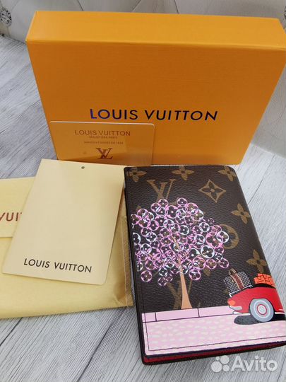 Обложка на паспорт louis vuitton париж,2023 новая