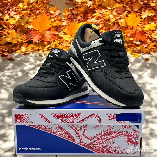 New Balance 574 кожаные