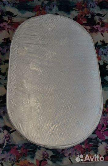 Матрас в детскую кроватку овальный 75х125