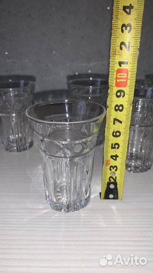 Стопки хрусталь 6 штук 