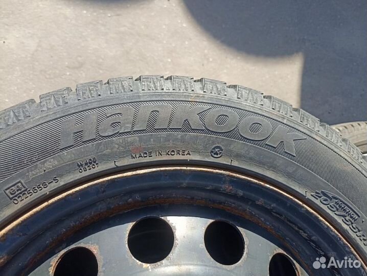 205/55 R16 Hankook Winter I'Pike Зима Штампованные