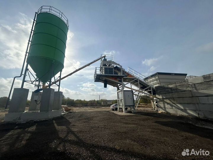 Бетонный завод с адаптацией под площадку