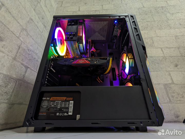 Игровой пк Intel core i7 / Rx 570 / 16gb озу/ Ssd