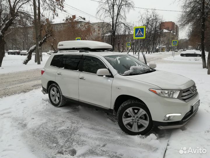 Автобокс багажник на крышу Toyota Highlander