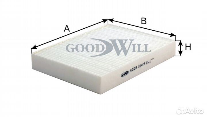 AG262CF Фильтр салонный