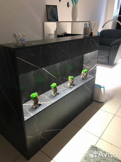 Под заказ Стойка ресепшн для приемной зоны Крафт