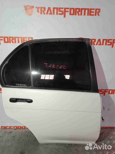 Стекло двери задней правой Тойота Терцел/Корса NL4