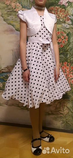 Новогоднее платье для девочки 38 р-р