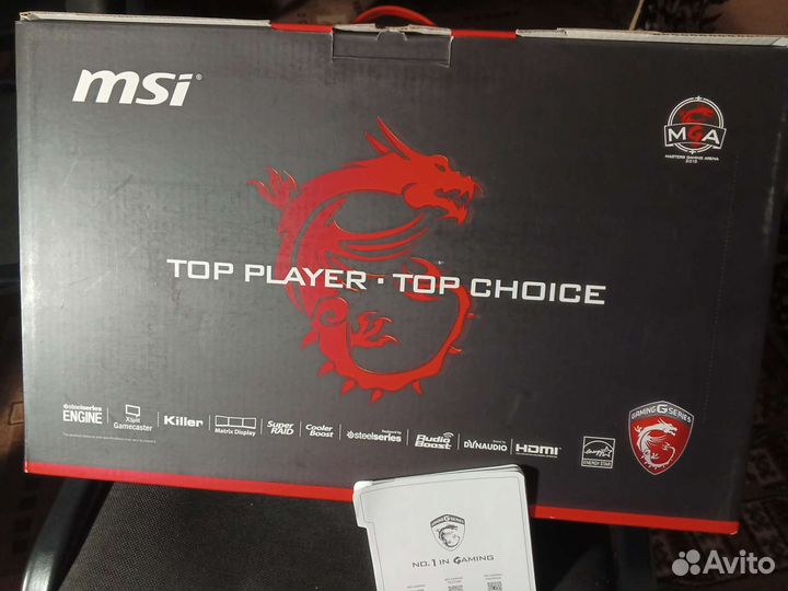 Игровой ноутбук MSI/i5/GTX/12гб/ssd