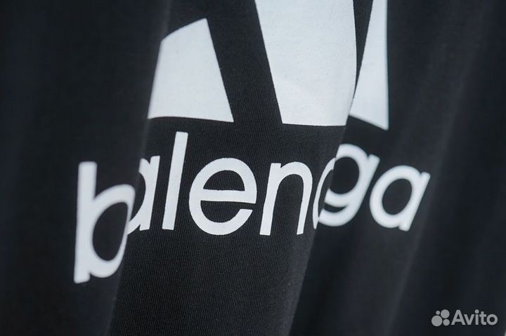 Футболка Adidas Balenciaga черная