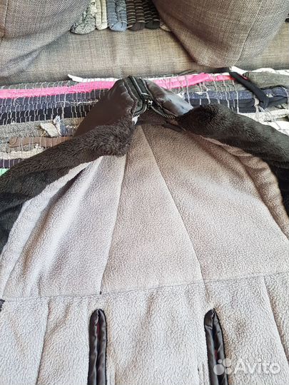 Зимняя накидка на ножки в коляску