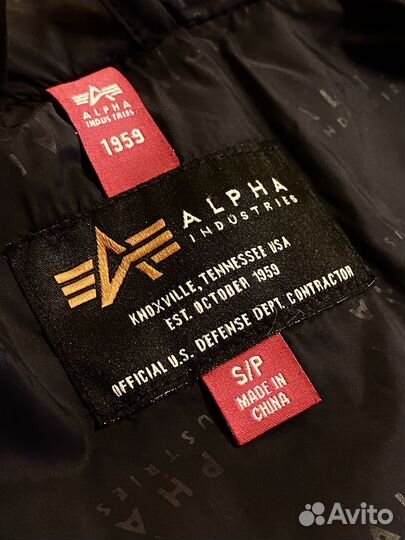 Парка женская alpha industries