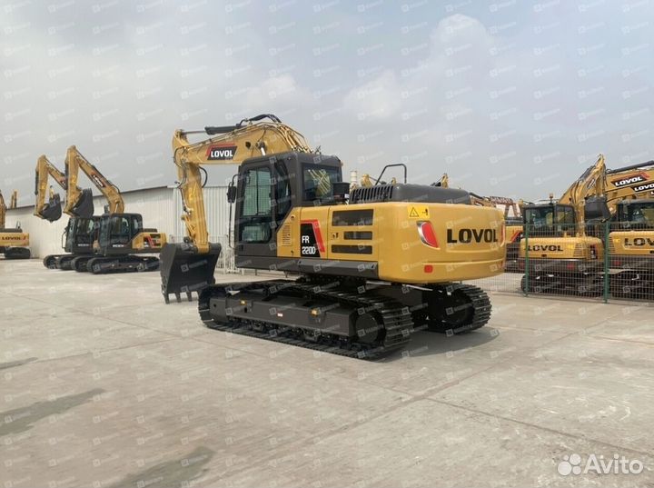 Гусеничный экскаватор Lovol FR220D, 2024