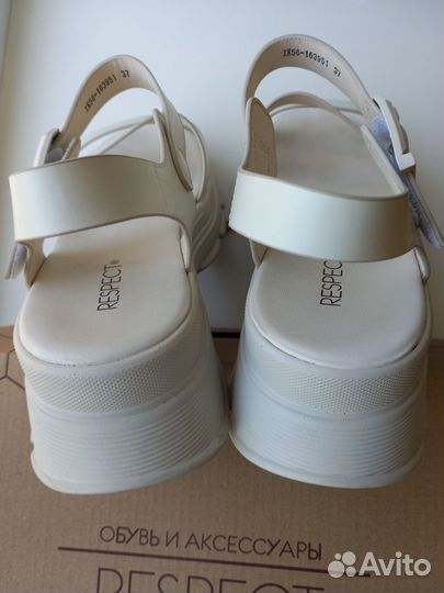 Босоножки respect 37,сандалии,обувь летняя,бежевая