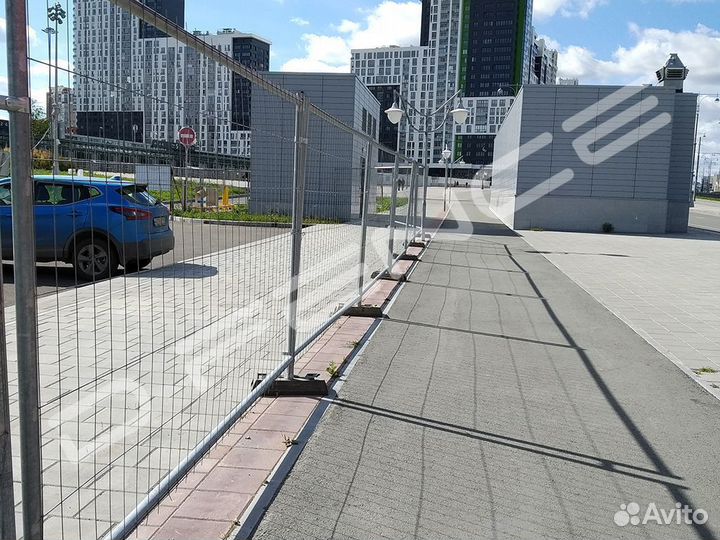 Временное мобильное ограждение 3,254х2 м, Zn