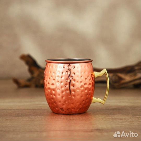 Кружкa из нержавеющей стали «Московский мул», 500