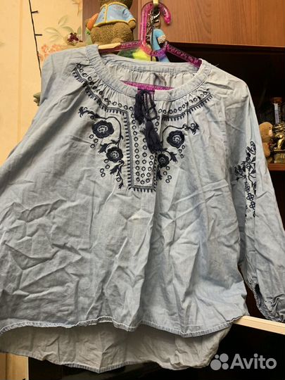 Джинсовая рубашка