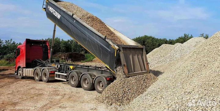 Щебень известняковый с доставкой