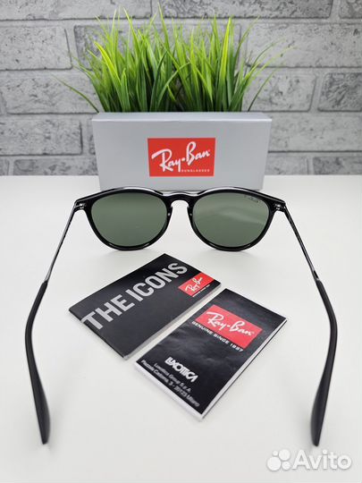 Очки Ray Ban Erika 4171 601/2P Polarized Зеленые