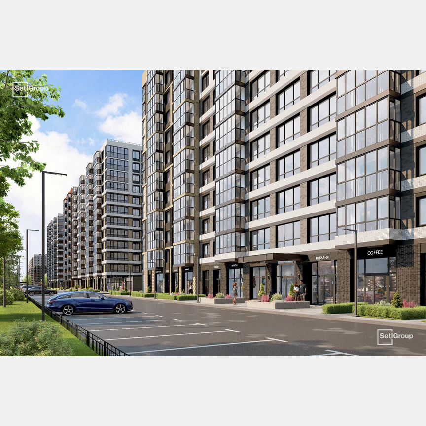 2-к. квартира, 59,1 м², 3/7 эт.