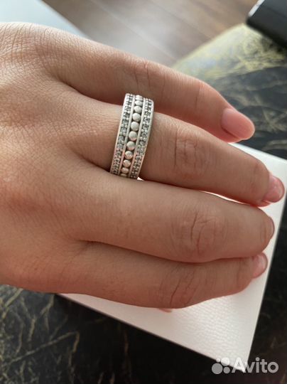 Серебряное кольцо pandora