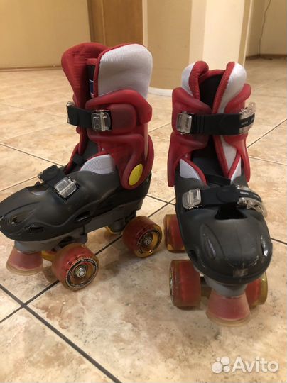 Коньки роликовые детские квады 27-31