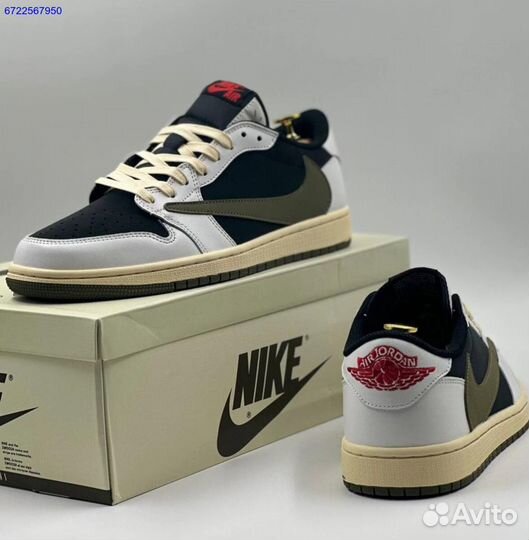Кроссовки Nike Air Jordan 1 Low & Travis Scott