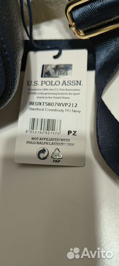 Сумка женская кросс боди U.S. Polo assn