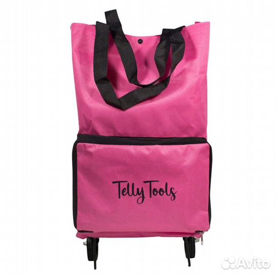 Сумка хозяйственная на 2 колесах с ручками и боков