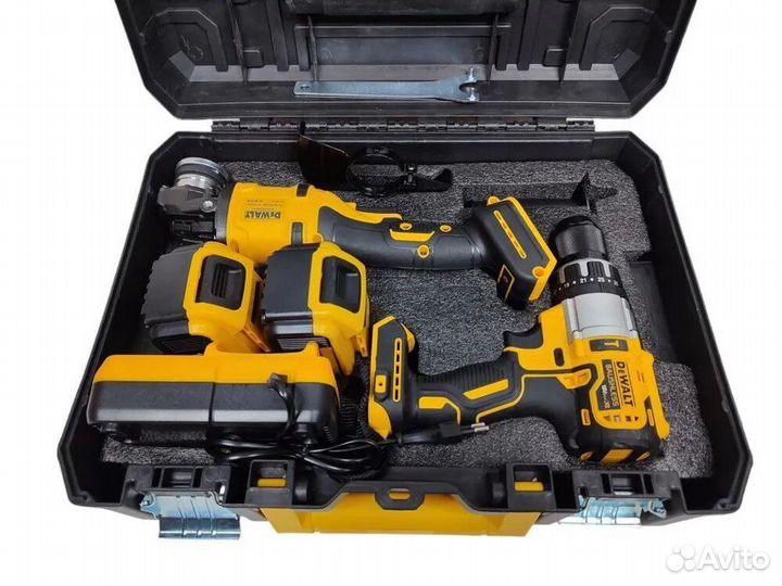 Набор из двух инструментов ушм+Шуруповерт dewalt