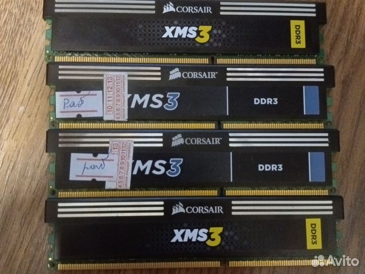 Оперативная память ddr3, два комплекта по 8gb