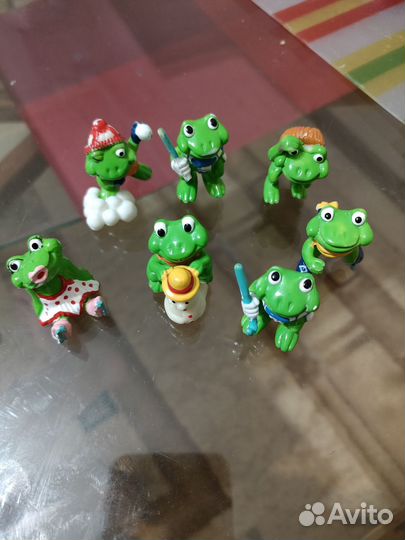 Киндер 1993 год Лягушки зимние