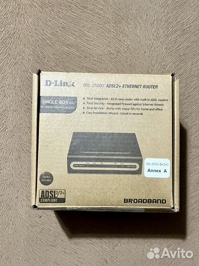 Маршрутизатор D-link DSL-2500U