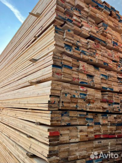 Брус обрезной 100х200х6000мм 1 сорт ГОСТ