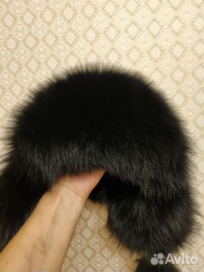 Шапка ушанка женская натуральный мех