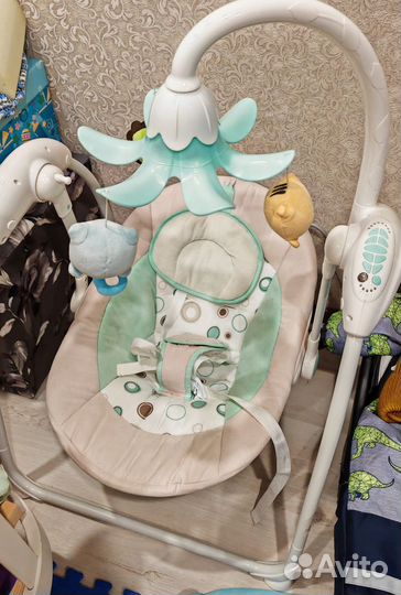 Детская качеля шезлонг