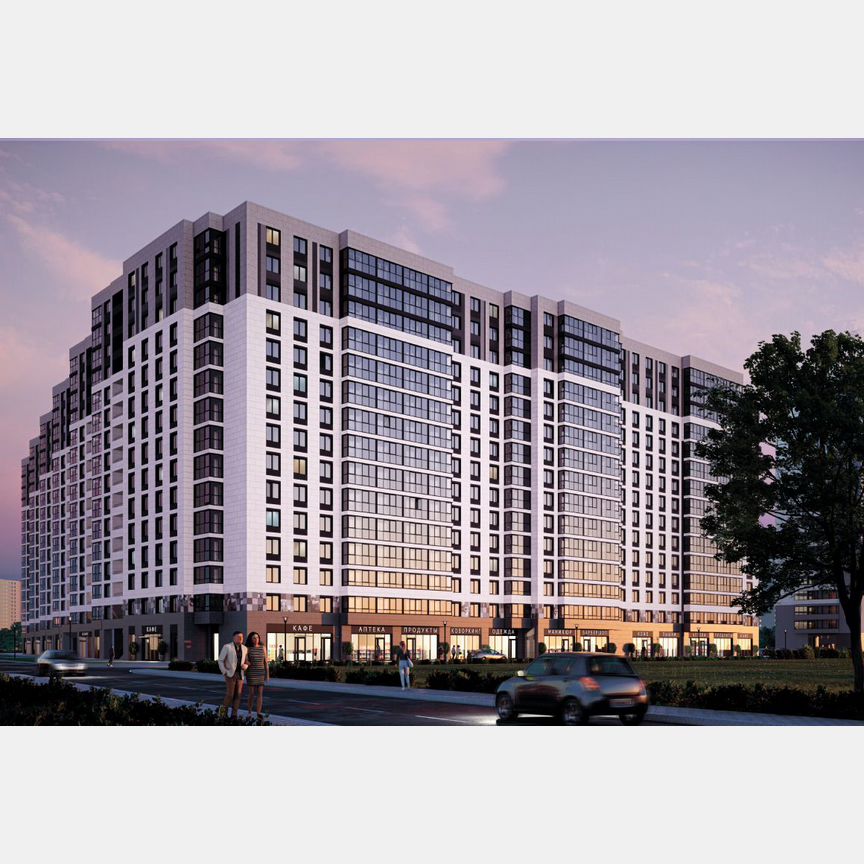 3-к. квартира, 95,2 м², 2/16 эт.